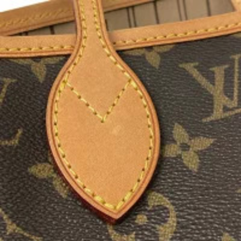 Louis Vuitton Neverfull Shoulder Bag Shopping Tote Monogram Brown - Picture 5 of 7